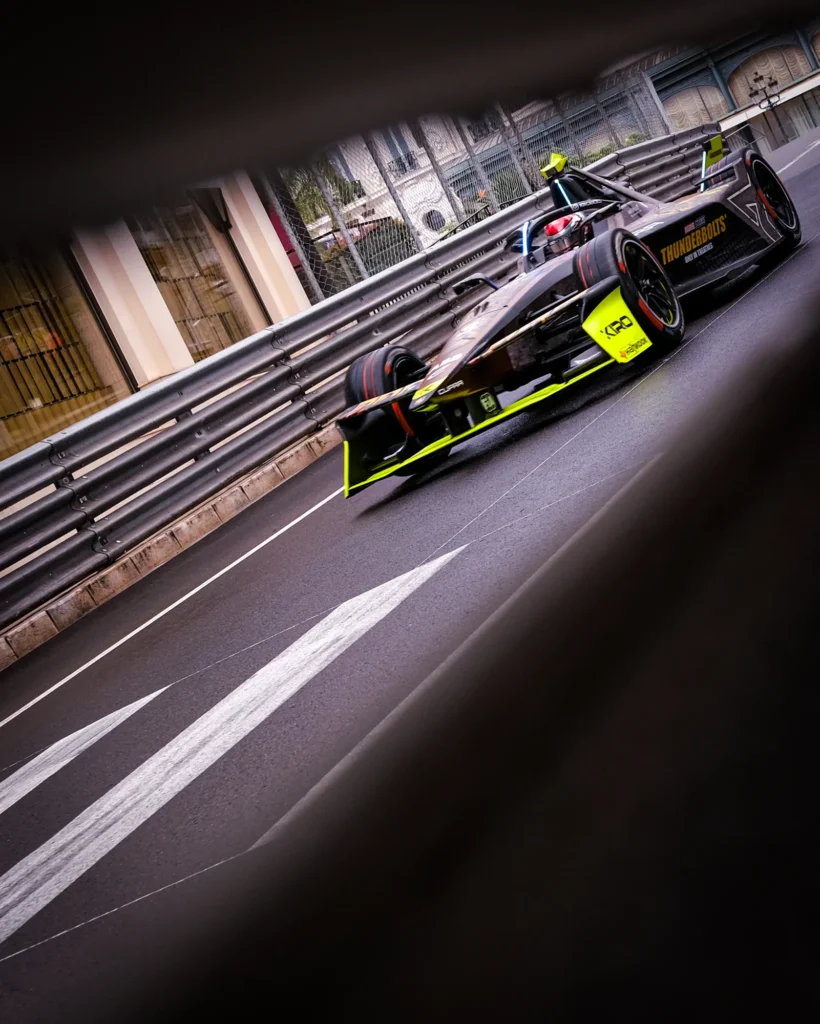 David Beckmann (3), Cupra Kiro, in pista durante il Round 7 dell’ABB Formula E World Championship 2025, Monaco E-Prix a Montecarlo, Monaco.