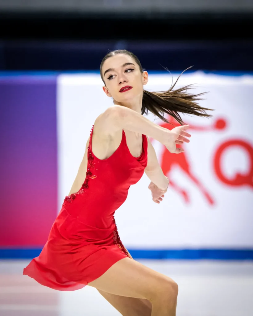 Lara Naki Gutmann (ITA) durante il Gala di esibizione di pattinaggio di figura ai FISU Games 2025 di Torino, Italia.