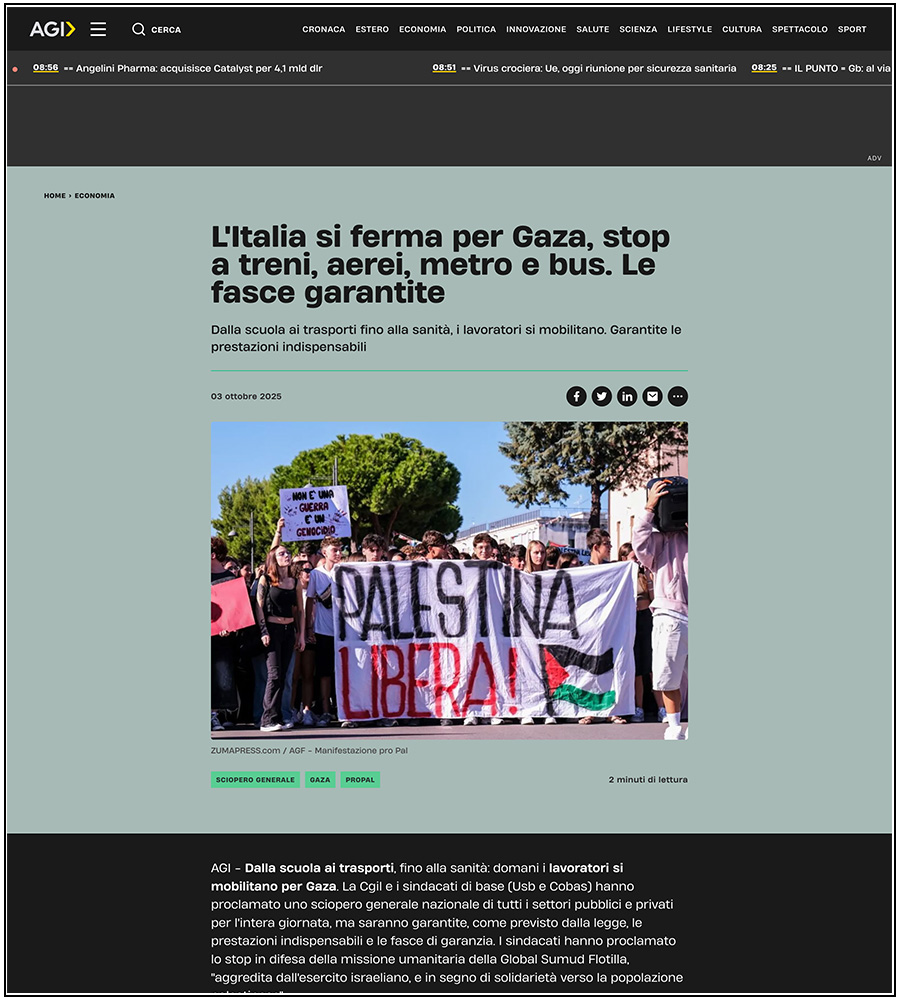 Agi - Pro Palestina - Foto Davide Di Lalla